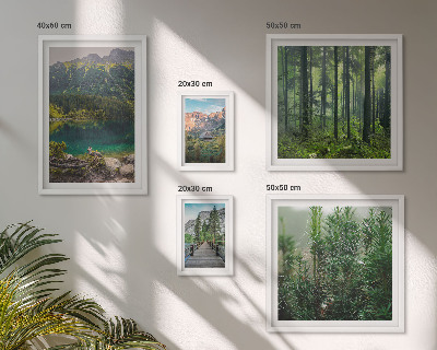 Set di quadri incorniciati Paesaggi montani e foreste
