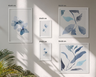 Set di 5 quadri Eleganti fiori ad acquerello