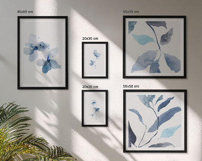 Set di 5 quadri Eleganti fiori ad acquerello