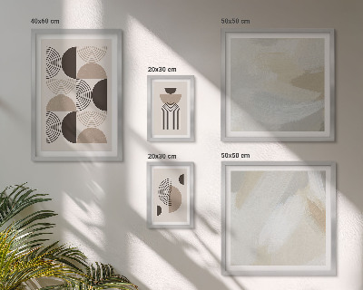 Set di quadri incorniciati geometria delle forme astratte