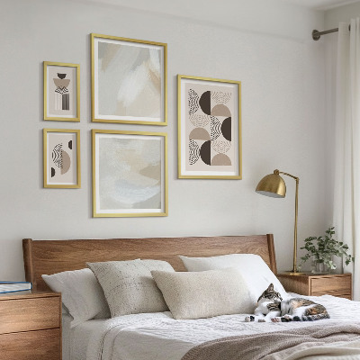 Set di quadri incorniciati geometria delle forme astratte