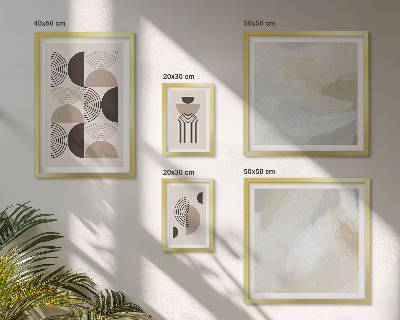 Set di quadri incorniciati geometria delle forme astratte