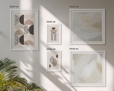 Set di quadri incorniciati geometria delle forme astratte