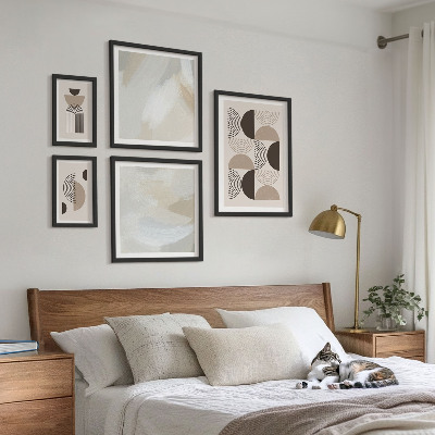 Set di quadri incorniciati geometria delle forme astratte