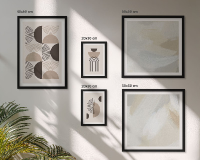 Set di quadri incorniciati geometria delle forme astratte