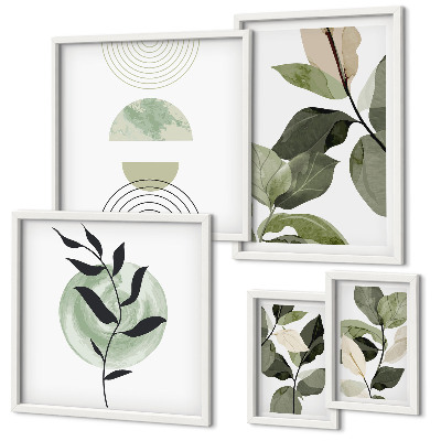 Polittico con cornice Motivi vegetali scandinavi