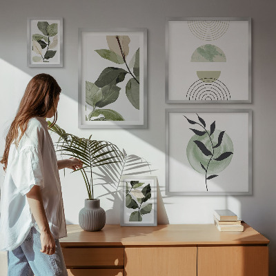 Polittico con cornice Motivi vegetali scandinavi