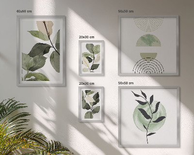 Polittico con cornice Motivi vegetali scandinavi