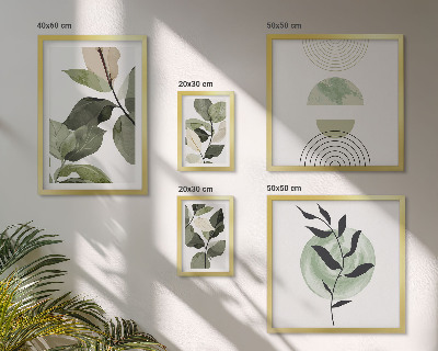 Polittico con cornice Motivi vegetali scandinavi