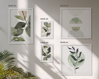Polittico con cornice Motivi vegetali scandinavi