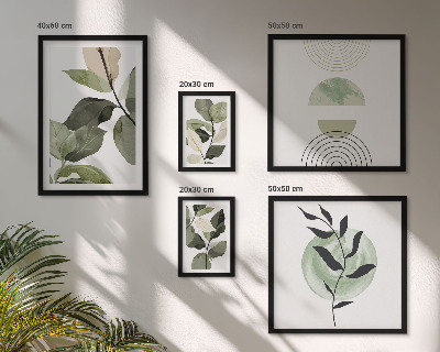 Polittico con cornice Motivi vegetali scandinavi