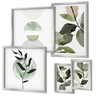 Polittico con cornice Motivi vegetali scandinavi