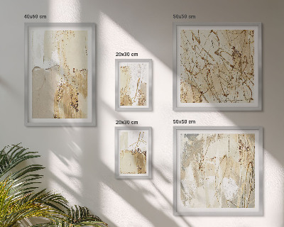 Polittico con cornice Trame astratte moderne