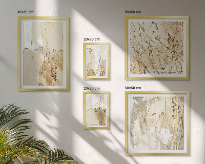 Polittico con cornice Trame astratte moderne