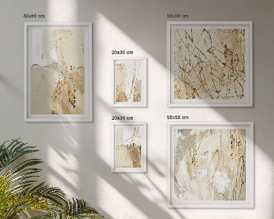 Polittico con cornice Trame astratte moderne