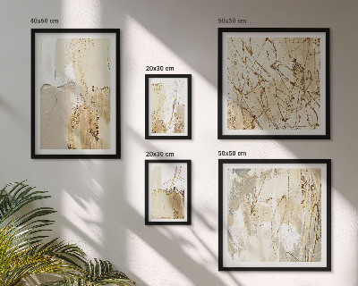 Polittico con cornice Trame astratte moderne