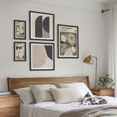 Set di quadri incorniciati Composizioni floreali eleganti