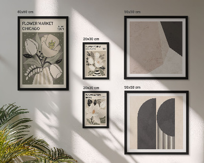 Set di quadri incorniciati Composizioni floreali eleganti