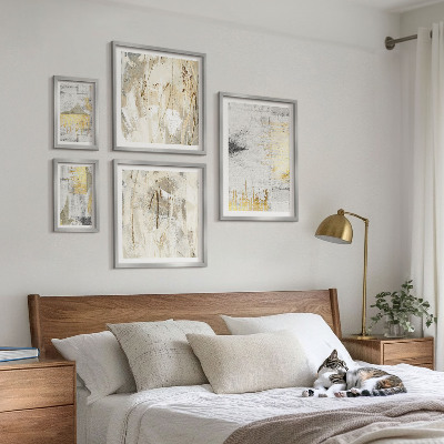 Set di quadri incorniciati Eleganti motivi astratti