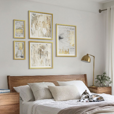Set di quadri incorniciati Eleganti motivi astratti