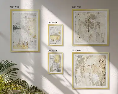 Set di quadri incorniciati con eleganti motivi astratti