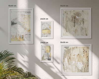 Set di quadri incorniciati Eleganti motivi astratti