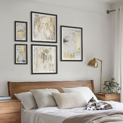 Set di quadri incorniciati Eleganti motivi astratti