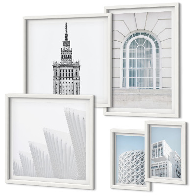 Set di quadri incorniciati Minimalismo nell'architettura moderna