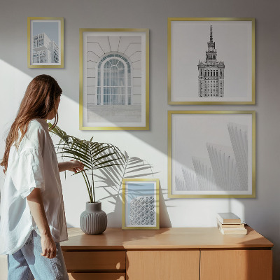 Set di quadri incorniciati Minimalismo nell'architettura moderna