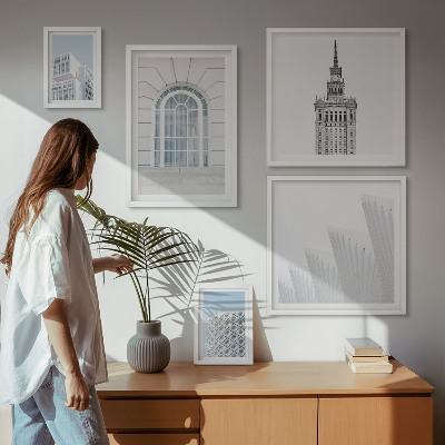 Set di quadri incorniciati Minimalismo nell'architettura moderna
