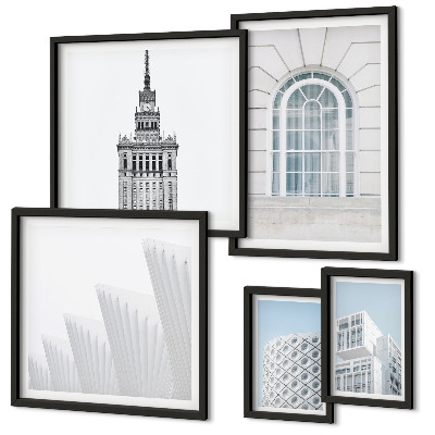Set di quadri incorniciati Minimalismo nell'architettura moderna