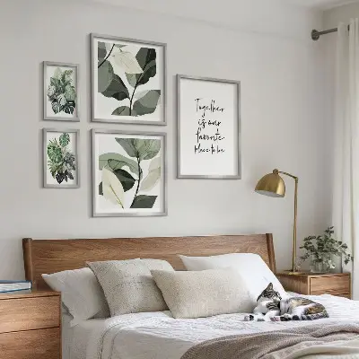 Set di quadri incorniciati ispirazioni moderne a tema vegetale