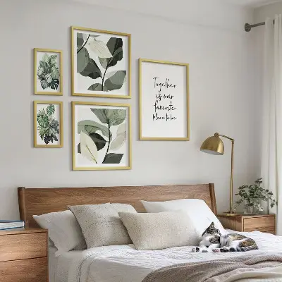 Set di quadri incorniciati ispirazioni moderne a tema vegetale