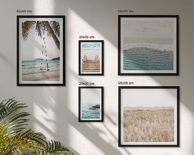 Set di 5 quadri Rilassanti viste sul mare