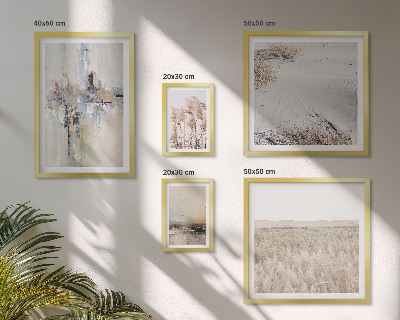 Polittico con cornice decorazioni eleganti minimalismo naturalistico