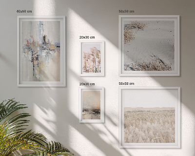 Polittico con cornice decorazioni eleganti minimalismo naturalistico