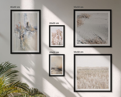 Polittico con cornice decorazioni eleganti minimalismo naturalistico