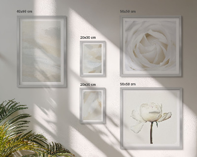 Set di quadri incorniciati Ispirazioni floreali bianche