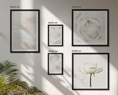 Set di quadri incorniciati Ispirazioni floreali bianche
