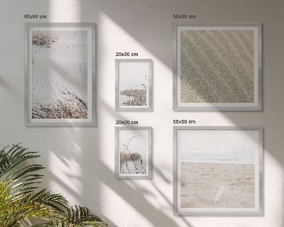 Set di 5 quadri Motivi minimalisti da spiaggia