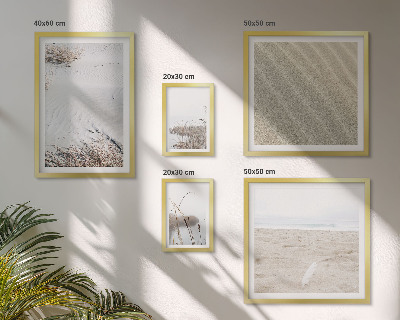 Set di 5 quadri Motivi minimalisti da spiaggia