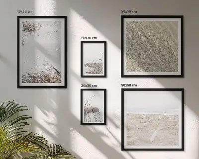 Set di 5 quadri con motivi minimalisti da spiaggia