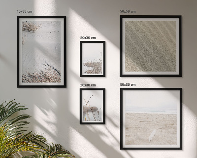 Set di 5 quadri Motivi minimalisti da spiaggia