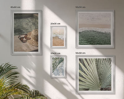 Set di quadri incorniciati Eleganti temi acquatici per le vacanze
