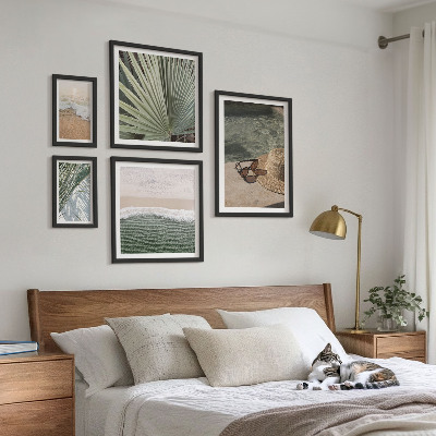 Set di quadri incorniciati Eleganti temi acquatici per le vacanze