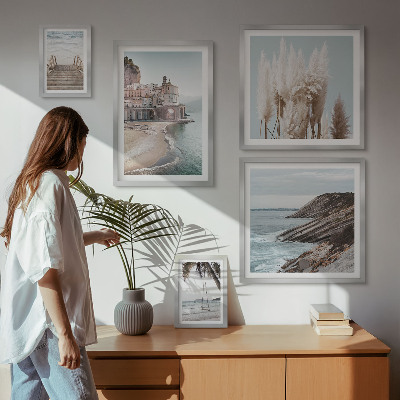 Set di quadri incorniciati Eleganti viste sul mare