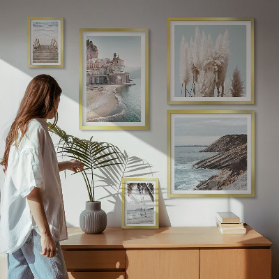 Set di quadri incorniciati Eleganti viste sul mare