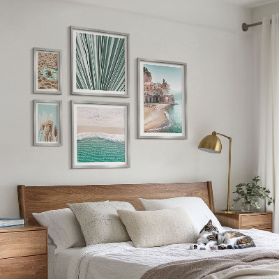 Set di 5 quadri Eleganti viste sul mare