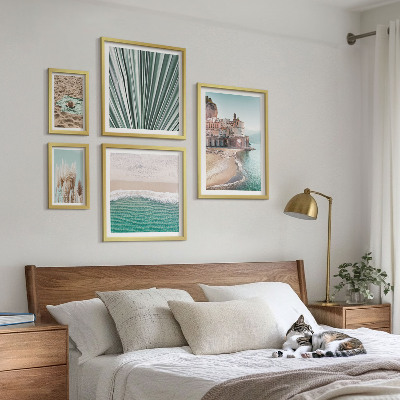 Set di 5 quadri Eleganti viste sul mare