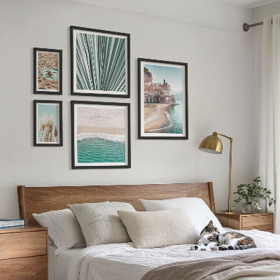 Set di 5 quadri Eleganti viste sul mare
